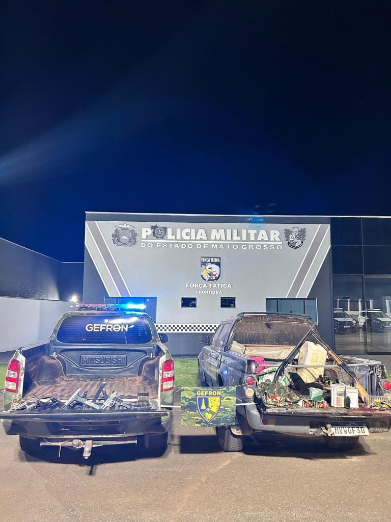 Operação apreende arsenal e causa prejuízo de mais de R$ 118 mil às facções criminosas