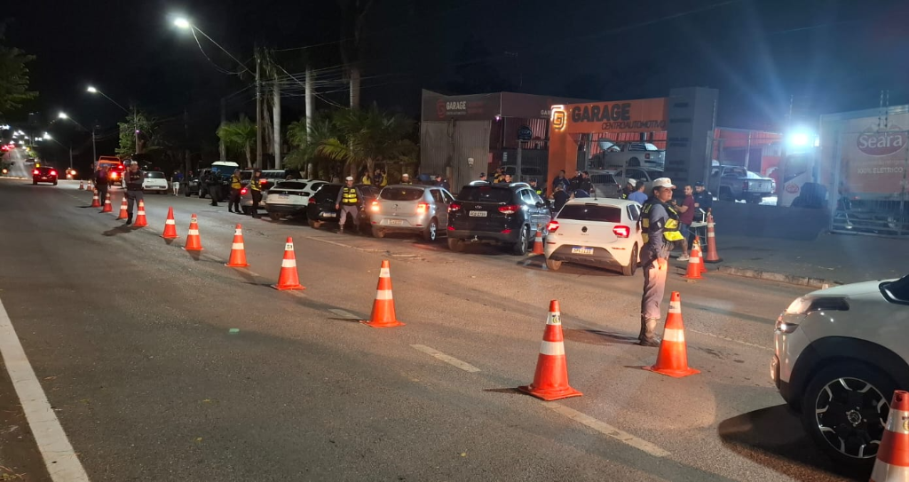 Operação Lei Seca resulta na prisão de 14 condutores embriagados em Cuiabá