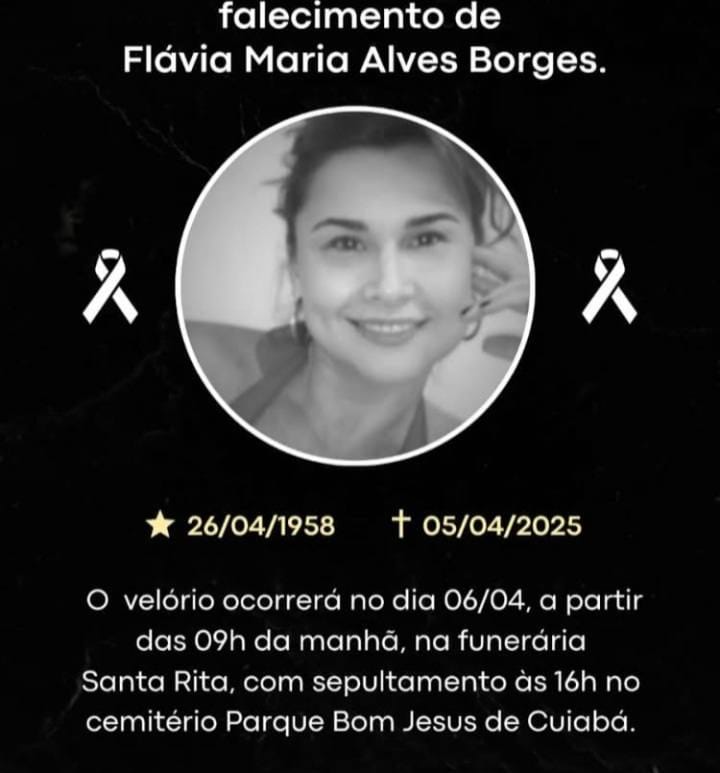 Advogada e esposa de ex-vereador morre aos 66 anos em Cuiabá
