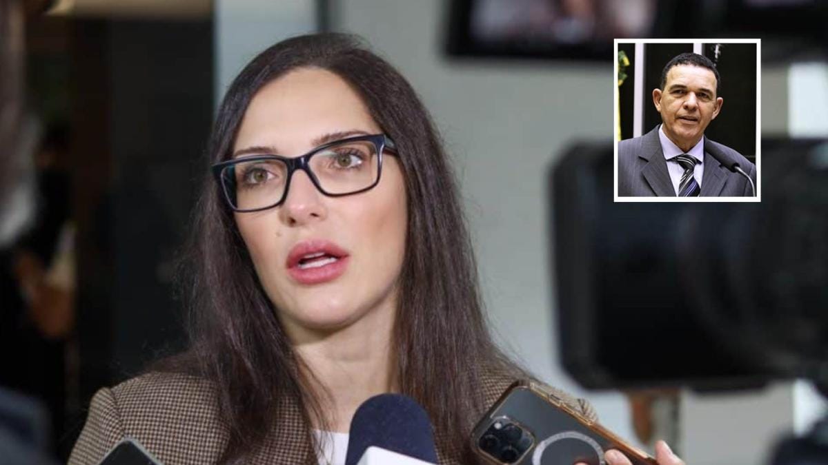 Janaina Riva mantém conversa com deputado federal e tenta convencê-lo a não deixar o MDB