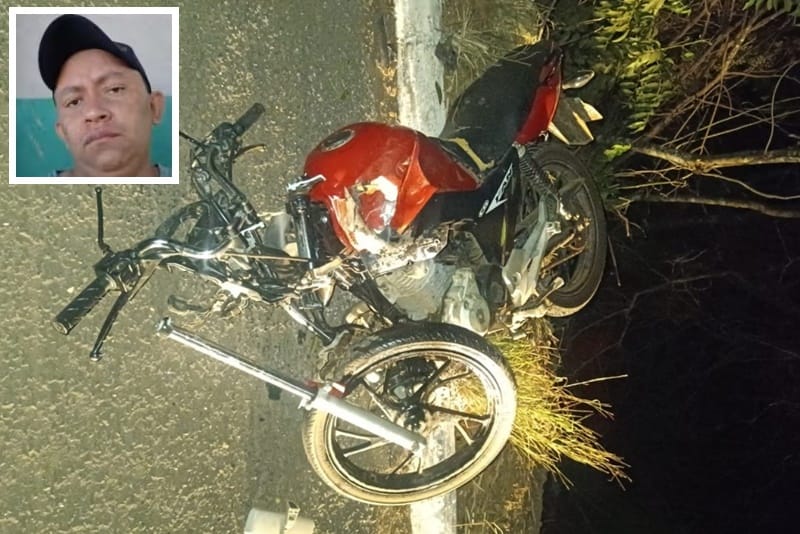 Motociclista invade pista e morre após bater de frente com Uno na rodovia MT-060