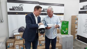 Sesp entrega à Chapada dos Guimarães mais de 70 câmeras do Vigia Mais MT