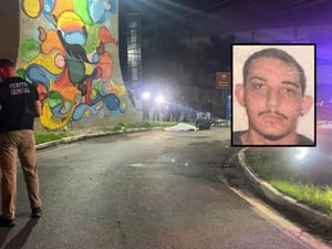 Câmera flagra acidente que matou motociclista em viaduto de Cuiabá